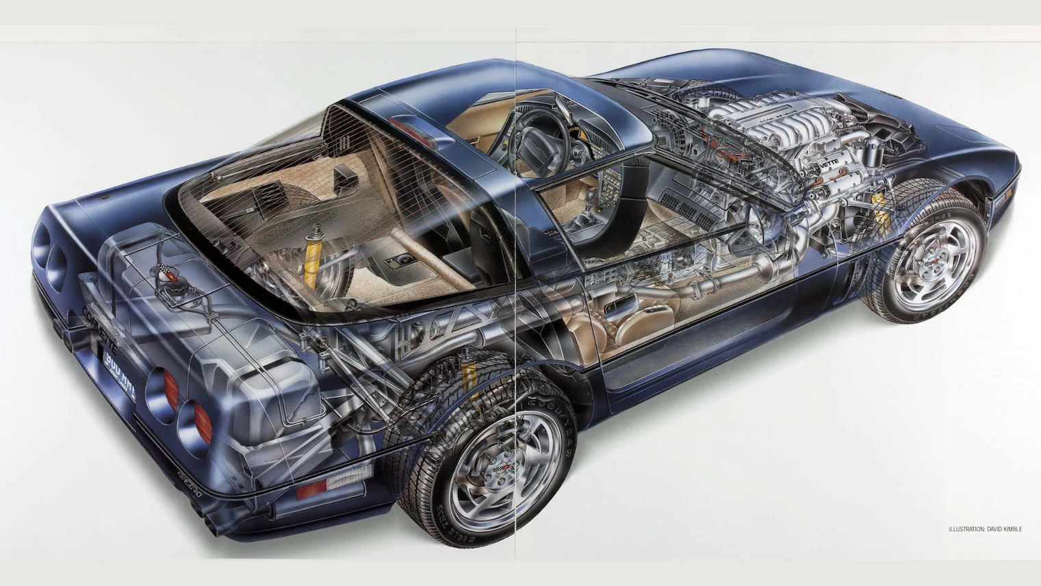Click to Enlarge-Esc to Close Corvette Generations/C4/C4 ZR1 cutaway.webp